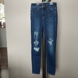 Medium Wash Ripped Jeans